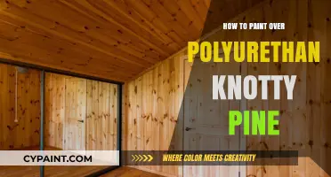 Revamp Knotty Pine: Painting Over Polyurethane for a Modern Look