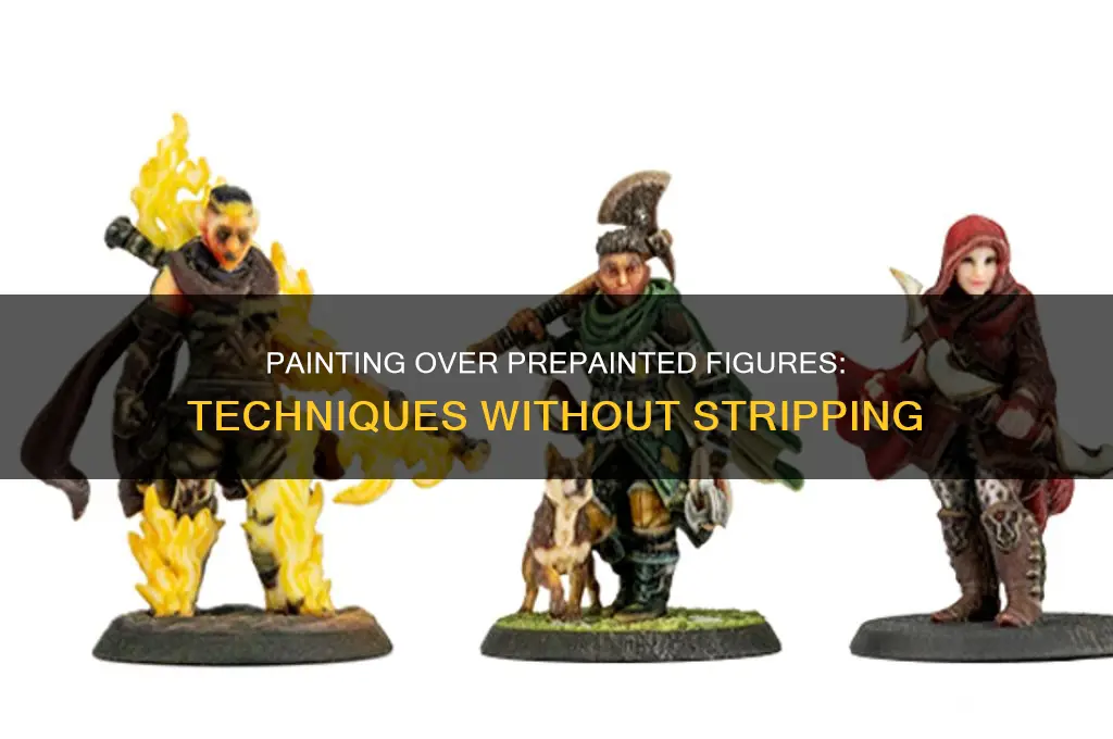 how to paint over prepainted figures without stripping