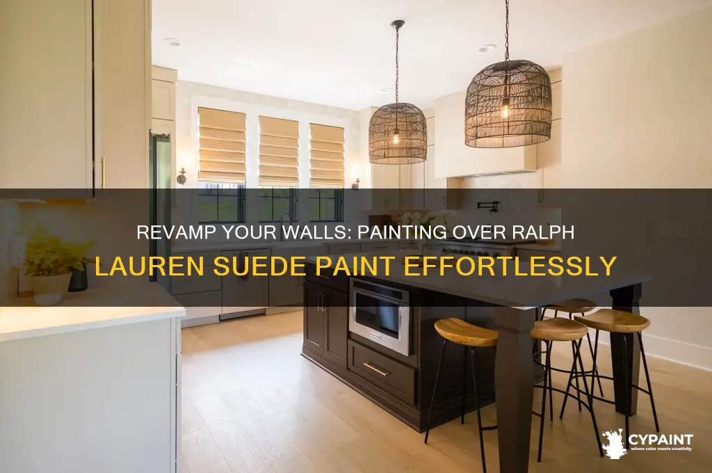 how to paint over ralph lauren suede paint