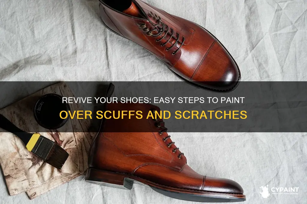 how to paint over scuffs on your shoes