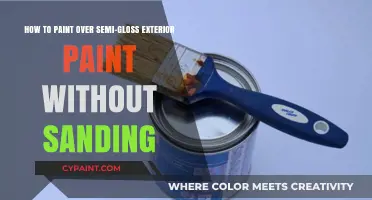 Skip the Sanding: Painting Over Semi-Gloss Exterior Paint Made Easy