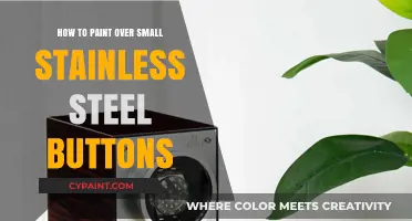 Painting Stainless Steel Buttons: A Step-by-Step Guide for Small Surfaces