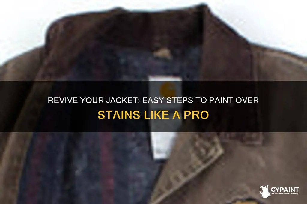 Revive Your Jacket: Easy Steps To Paint Over Stains Like A Pro | CyPaint