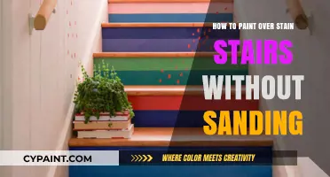 Effortless Stair Makeover: Paint Over Stained Stairs Without Sanding