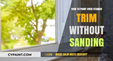 Effortless Trim Makeover: Paint Over Stained Trim Without Sanding