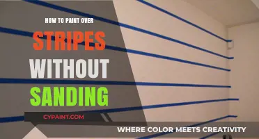 Effortless Wall Makeover: Paint Over Stripes Without Sanding Tips