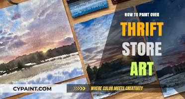 Revamp Thrift Store Art: Easy Steps to Paint Over and Refresh