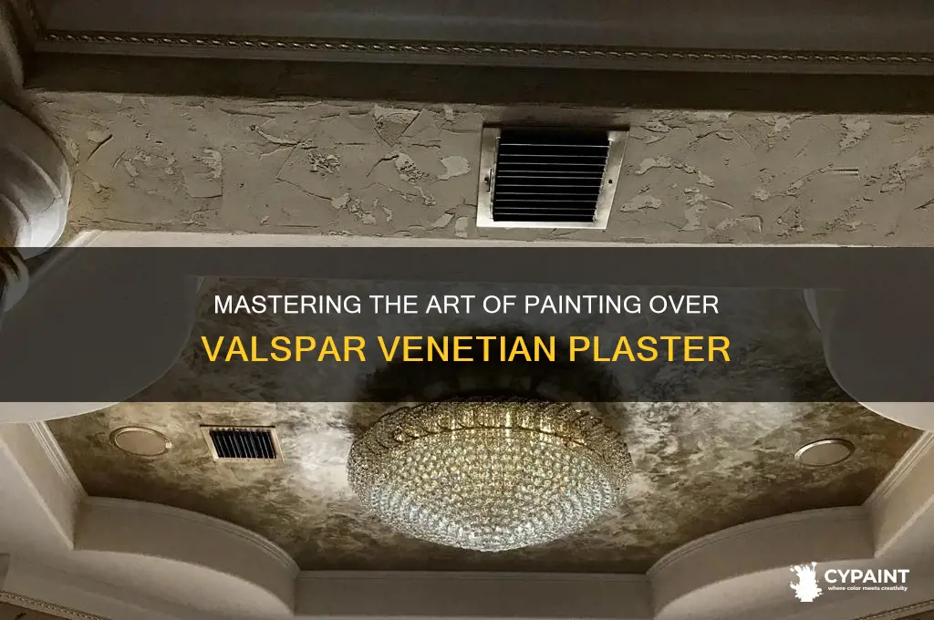 how to paint over valspar venetian plaster