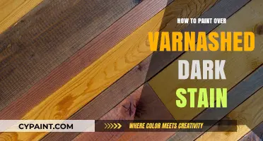 Revamp Your Wood: Painting Over Varnished Dark Stain Made Easy