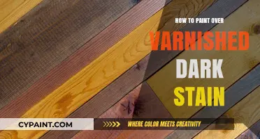 Revamp Your Wood: Painting Over Varnished Dark Stain Made Easy