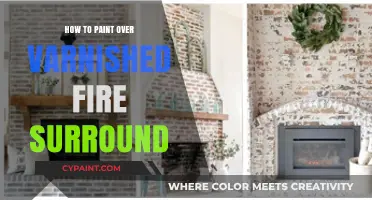 Revamp Your Fireplace: Painting Over Varnished Fire Surrounds Made Easy