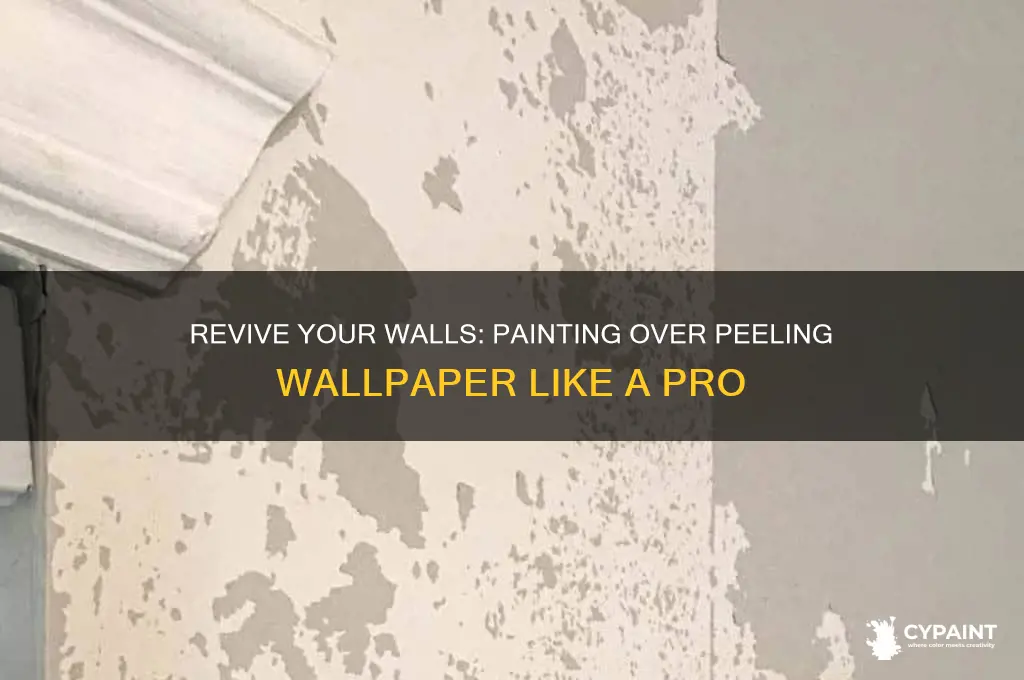 how to paint over wallpaper that is peeling