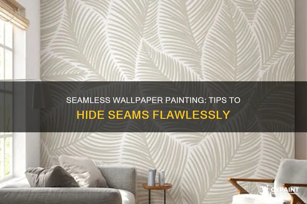 how to paint over wallpaper without seams showing