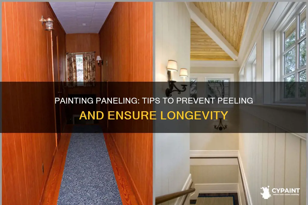 how to paint paneling so it doesnt peel