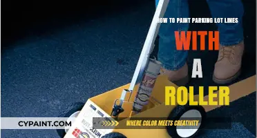 Parking Lot Lines: Painting with a Roller Like a Pro