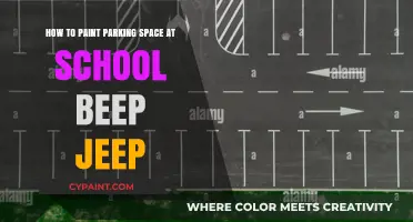 Beep Jeep: Painting School Parking Spaces