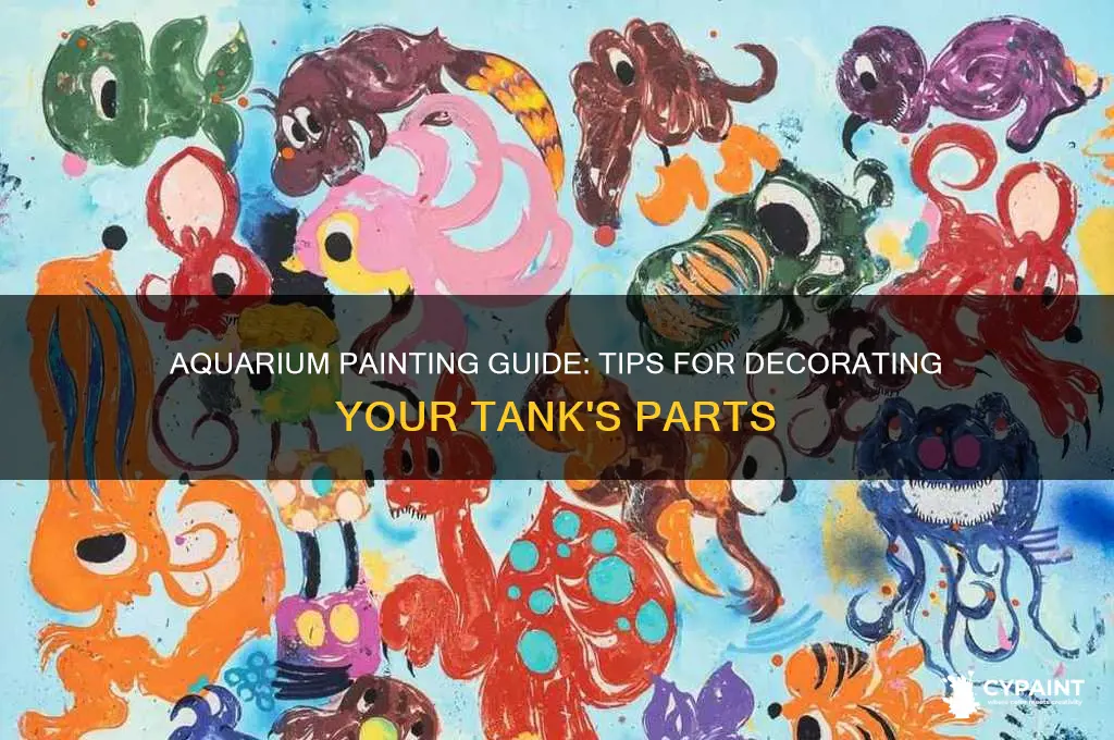 how to paint parts in your aquarium