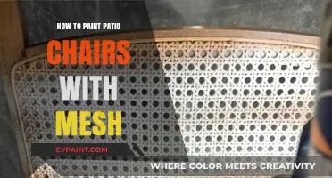 Revamp Your Patio: Easy Steps to Paint Mesh Chairs