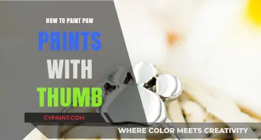 Creative Thumb Art: Easy Steps to Paint Adorable Paw Prints