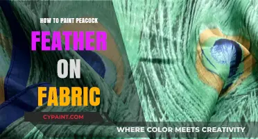 Mastering Fabric Art: Painting Vibrant Peacock Feathers Step-by-Step