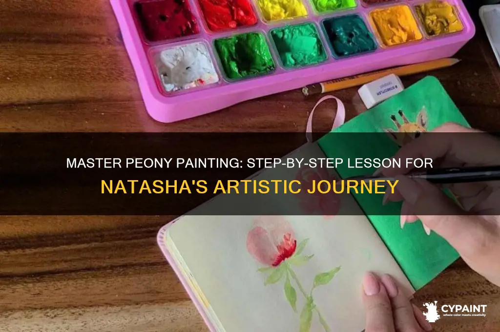how to paint peonies lesson for natasha