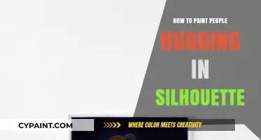 Mastering Silhouette Art: Painting Emotional Hugs Step-by-Step