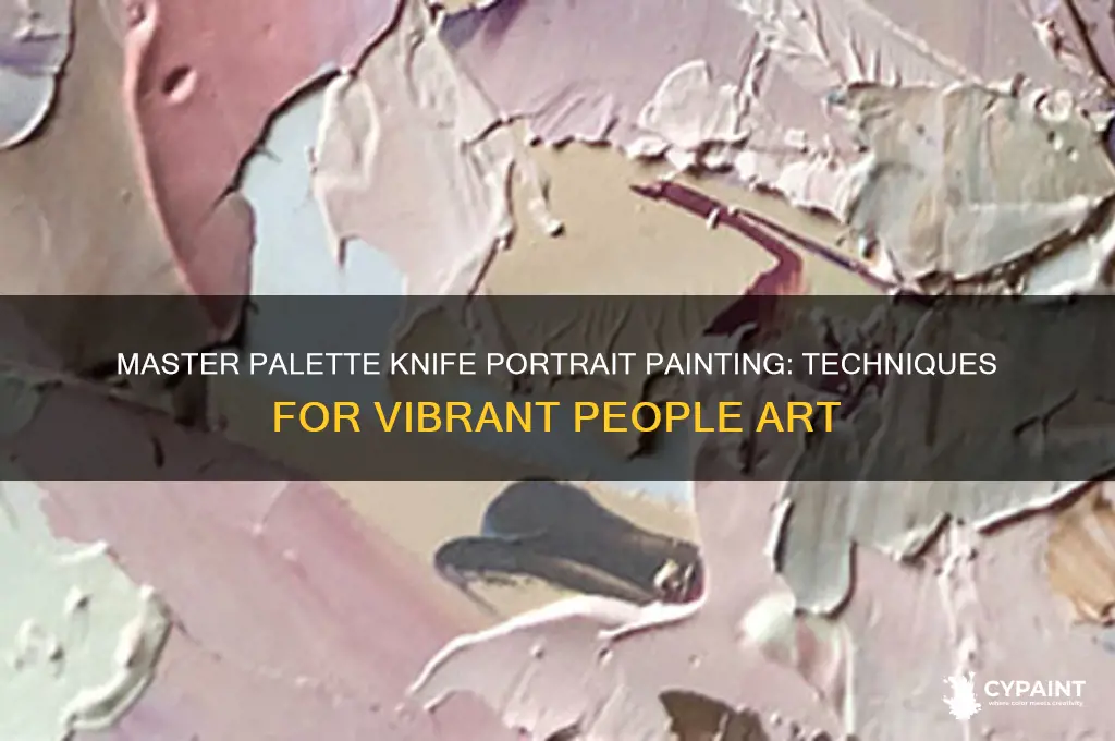 how to paint people with palette knife