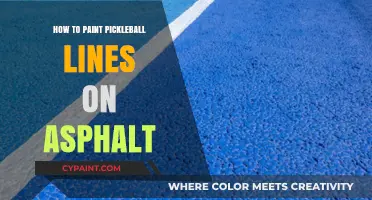 DIY Guide: Painting Durable Pickleball Court Lines on Asphalt Surfaces