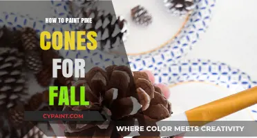 Creative Fall Decor: Painting Pine Cones for Seasonal Charm