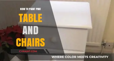 Revamp Your Pine Table and Chairs: A Step-by-Step Painting Guide