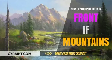 Painting Pine Trees: A Guide to Mountainous Backdrops
