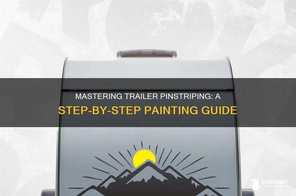 how to paint pinstripes on a trailer