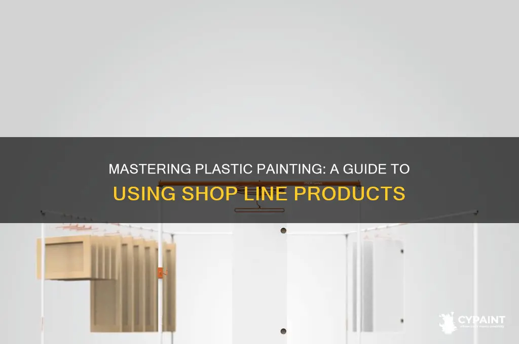 how to paint plactic parts with shop shop line products