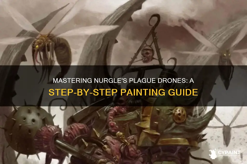 how to paint plague drones of nurgle