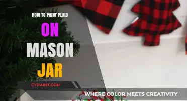 Master Plaid Painting: Transform Mason Jars with Easy DIY Techniques