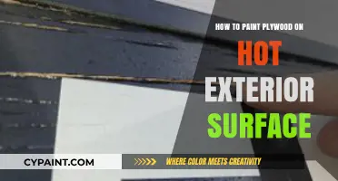 Painting Plywood on Hot Exterior Surfaces: Tips for a Durable Finish