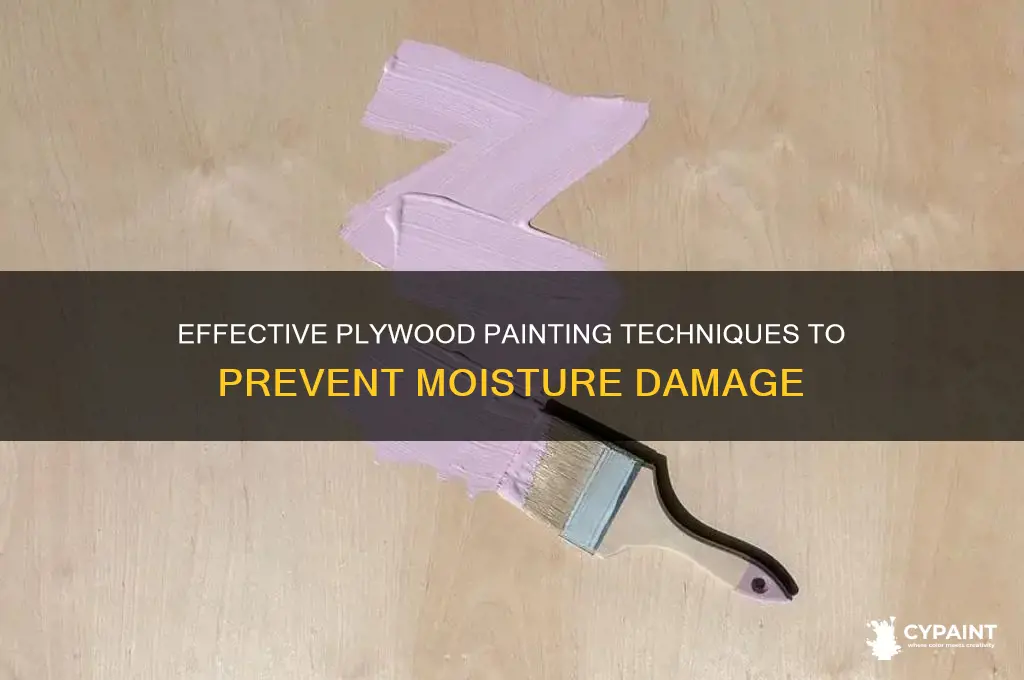 how to paint plywood to keep out moisture