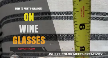 Creative DIY: Painting Perfect Polka Dots on Wine Glasses