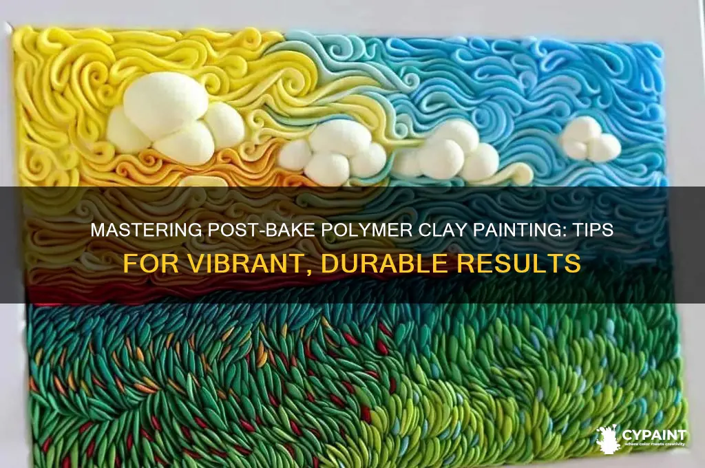how to paint polymer clay after baking