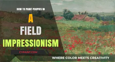 Impressionist Techniques for Painting Poopies in a Field