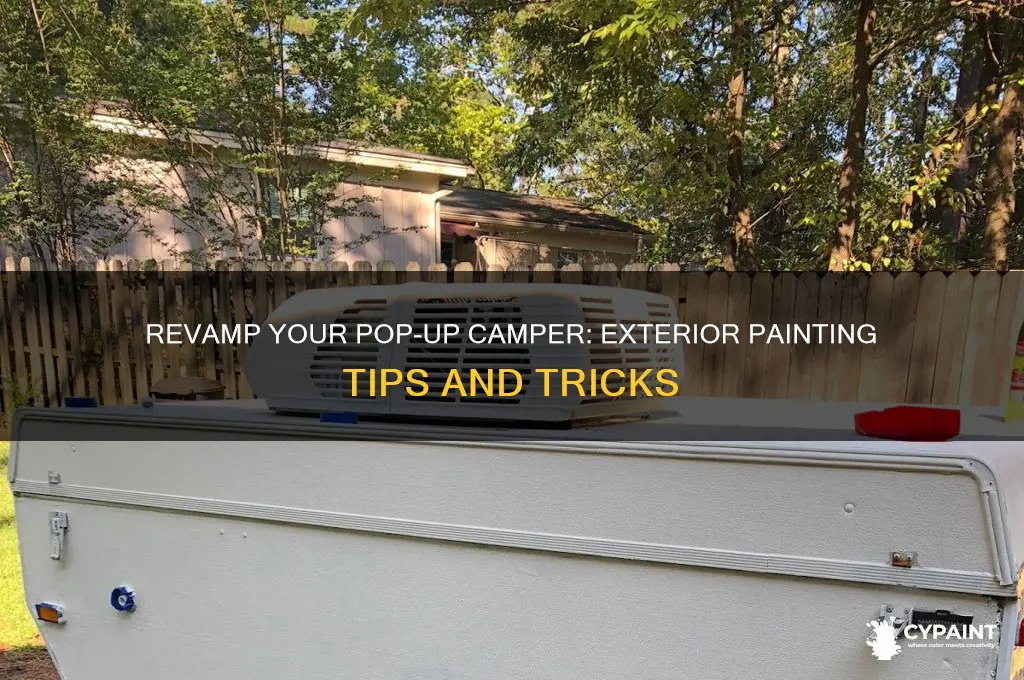 how to paint pop up camper exterior