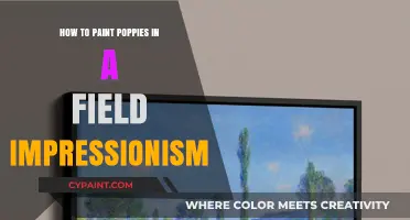 Impressionist Poppy Field Painting: Techniques for Vibrant, Expressive Art