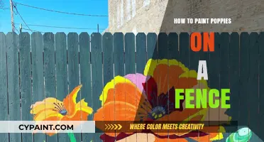 Vibrant Poppy Art: Easy Steps to Paint Poppies on Your Fence