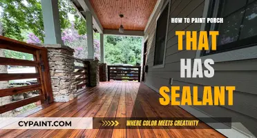 Revitalize Your Porch: Painting Over Sealant for a Fresh Look