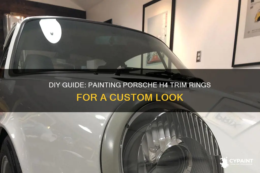 how to paint porsche h4 trim rings