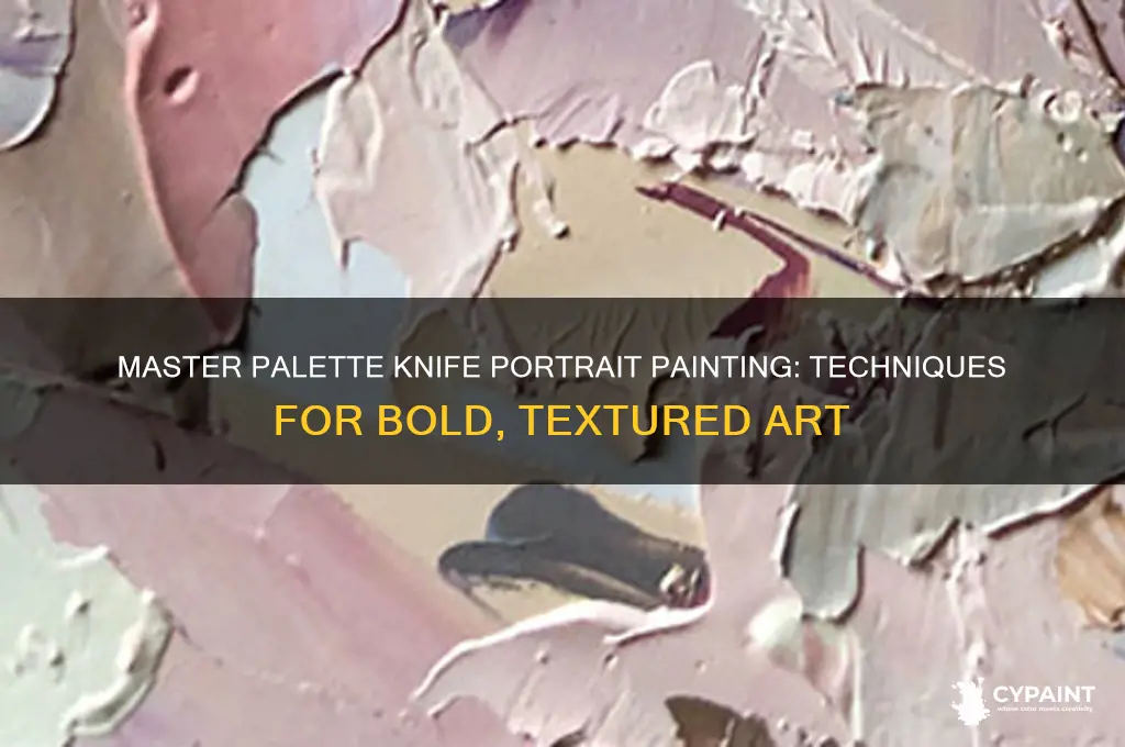 how to paint portraits with a palette knife
