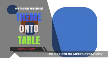 Transform Your Table: Applying PowerPoint Themes for a Creative Finish
