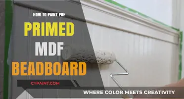 Mastering MDF Beadboard Painting: Tips for Pre-Primed Surfaces