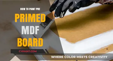 Mastering MDF Painting: Tips for Pre-Primed Boards
