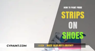 DIY Pride Stripes: Painting Rainbow Strips on Shoes Step-by-Step